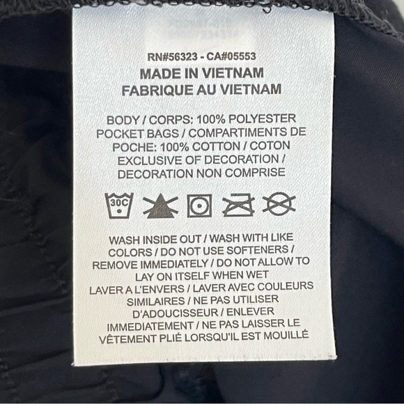 Girl’s Nike Black & White Jogger Track Pants Nylon Size Medium - Picture 8 of 12